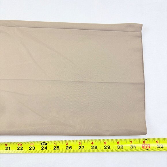 Izod Men's Classic Fit Flat Front Straight Leg Tan Dress Pants Size 40x32 - Picture 9 of 10